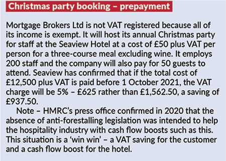 Warren County Sales Tax Rate During Christmas Season 2022 New Vat Rate Of 12.5% For The Hospitality Industry From October 2021 |  Taxation